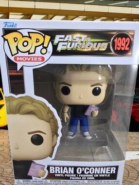 Funko Pop! Vinyl:  Brian O’Conner Funko #1992 (Nib) With Pop Protector